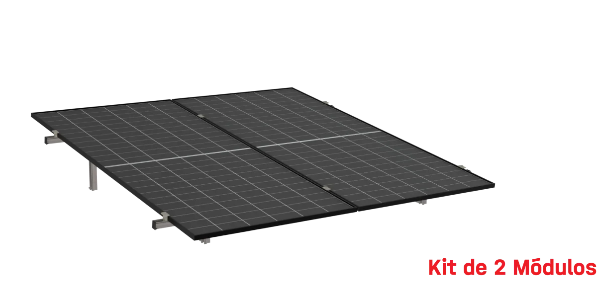 Kit de K2 para 2 paneles a 16° hasta 1134mm - 200km/h