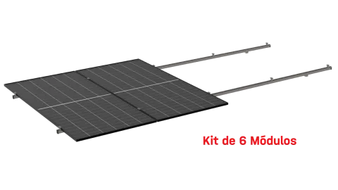 Kit de K2 para 6 paneles a 0° hasta 1134mm - 200km/h