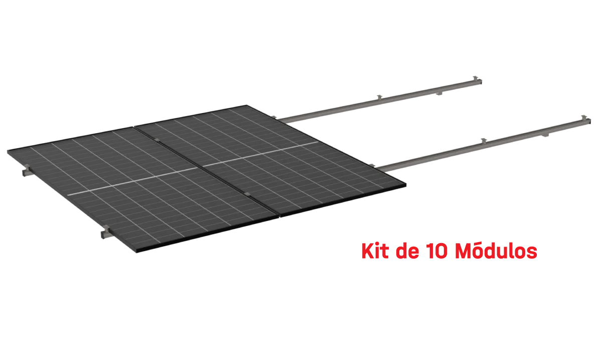 Kit de K2 para 10 paneles a 0° hasta 1134mm - 200km/h