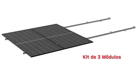 Kit de K2 para 3 paneles a 0° hasta 1303mm - 200km/h
