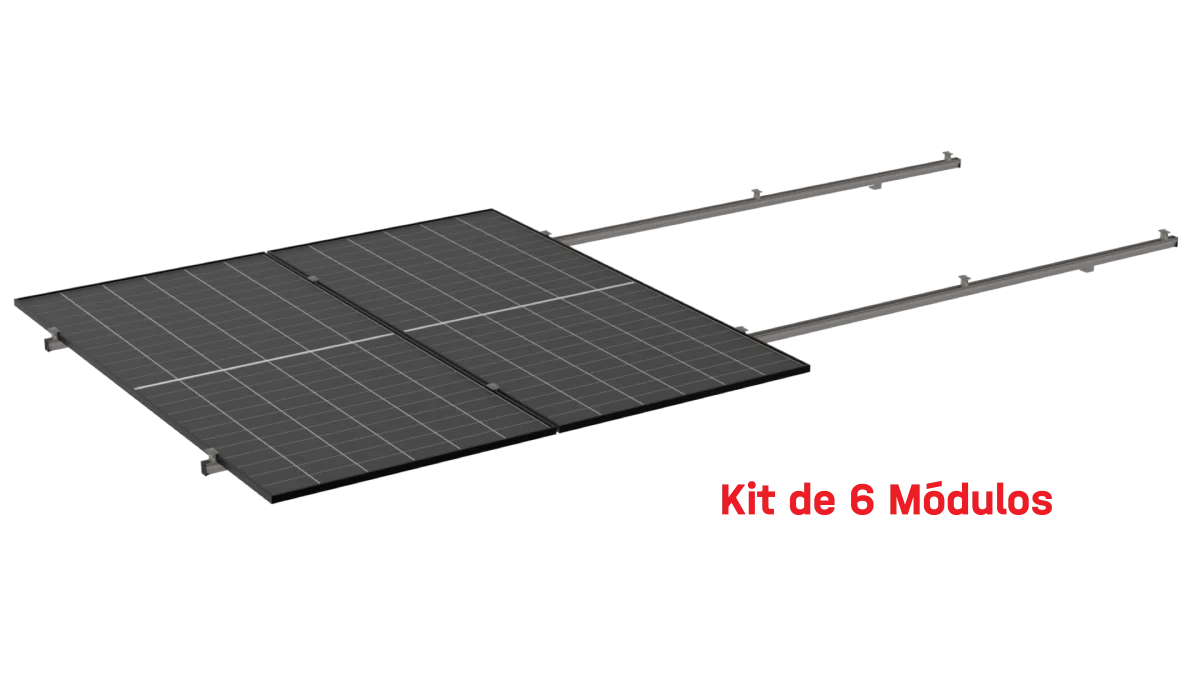 Kit de K2 para 6 paneles a 0° hasta 1134mm - 160km/h