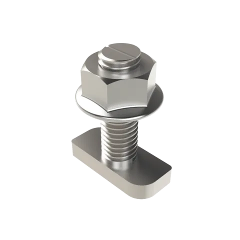 5 Tbolt M8x25 Acero Inoxidable con tuerca para NextRail