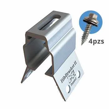 Abrazadera S-5 para fijación en lámina trapezoidal RibBracket II