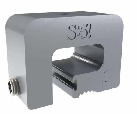 Abrazadera S-5-H-Mini para fijación en lámina engargolada horizontal