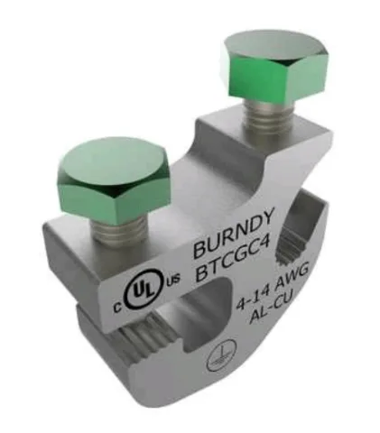 Terminal de conexión a tierra para cables calibre 14 a 4 AWG