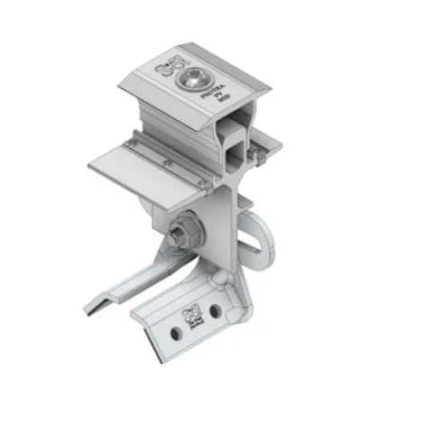 Abrazadera intermedia S-5 para lámina trapezoidal metálica