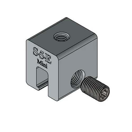 Abrazadera S-5-E-MINI para lámina engargolada MR-14