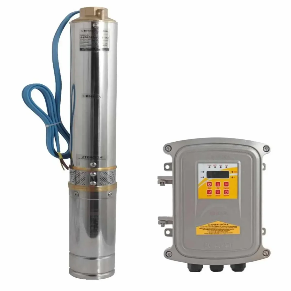 Motobomba solar sumergible CONNERA KOLOS4-112-130-20 de 1300 W