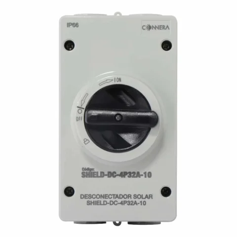 Desconectador de corriente directa CONNERA SHIELD-DC-4P32A-10