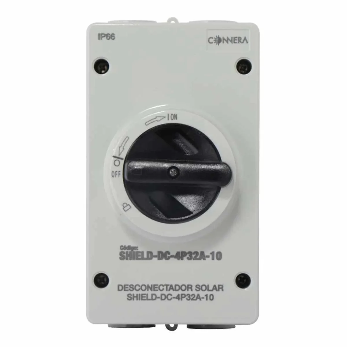 Desconectador de corriente directa CONNERA SHIELD-DC-4P32A-10